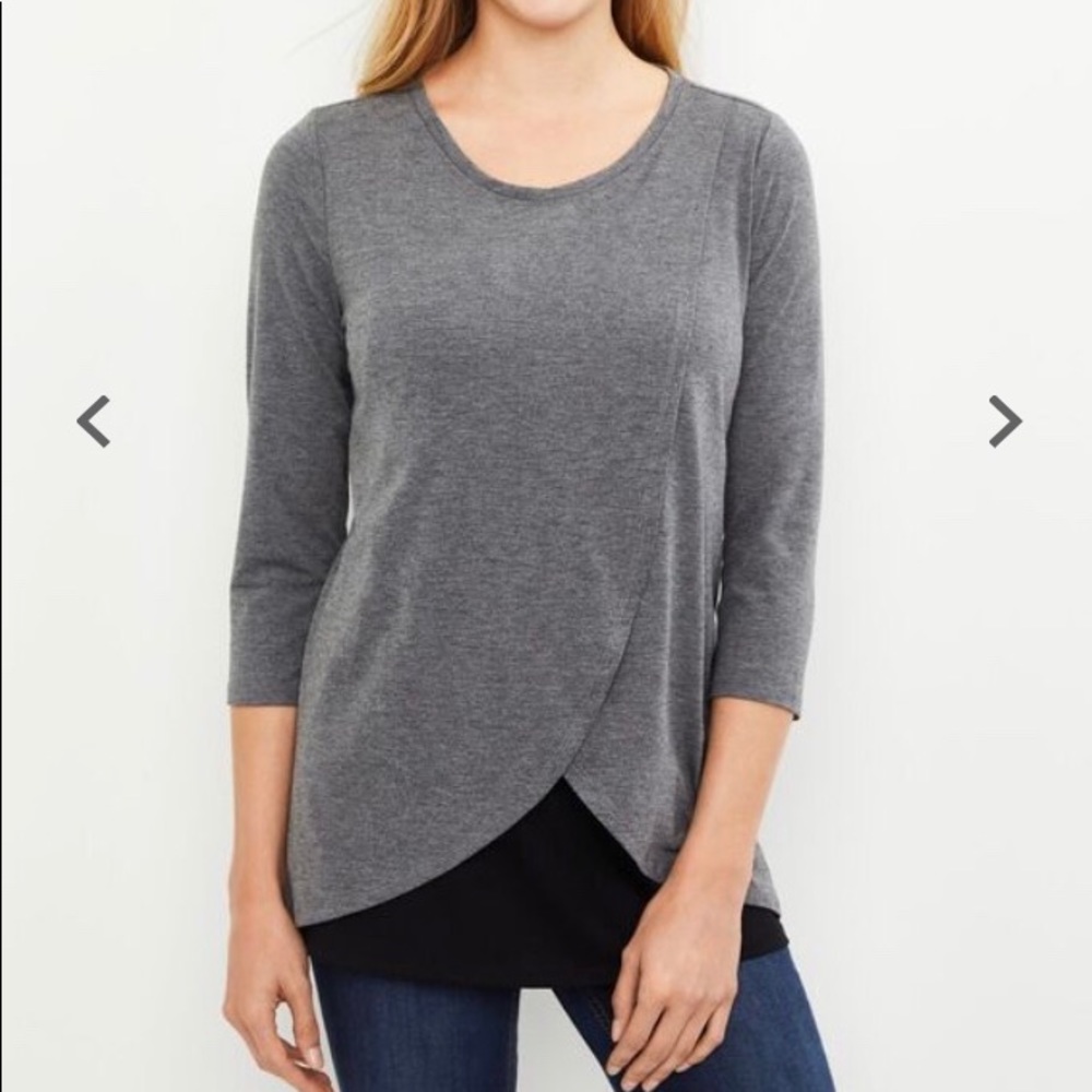 1 maroon nursing top